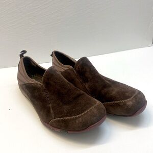 Merrell Bisect Coffee Bean women’s suede slip on size 9
